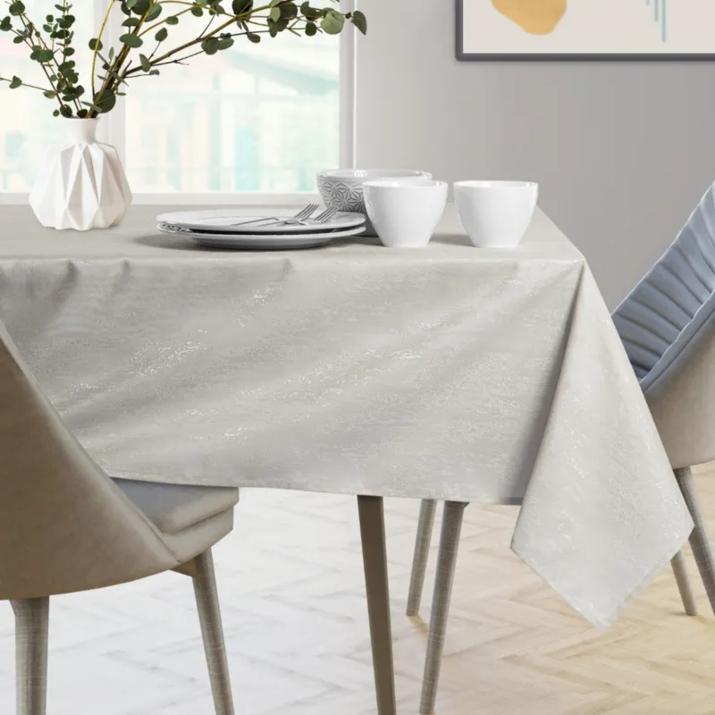 Zniżka AmeliaHome - Obrus plamoodporny Kremowy VESTA - 155x250 cm
