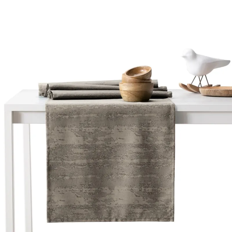 AmeliaHome - Bieżnik plamoodporny Cappuccino VESTA - 40x250 cm Wybór klientów