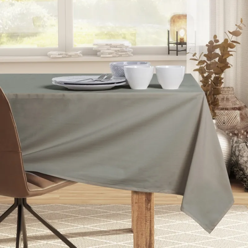 Zniżka DecoKing - Obrus bawełniany Cappuccino PURE - 110x140 cm
