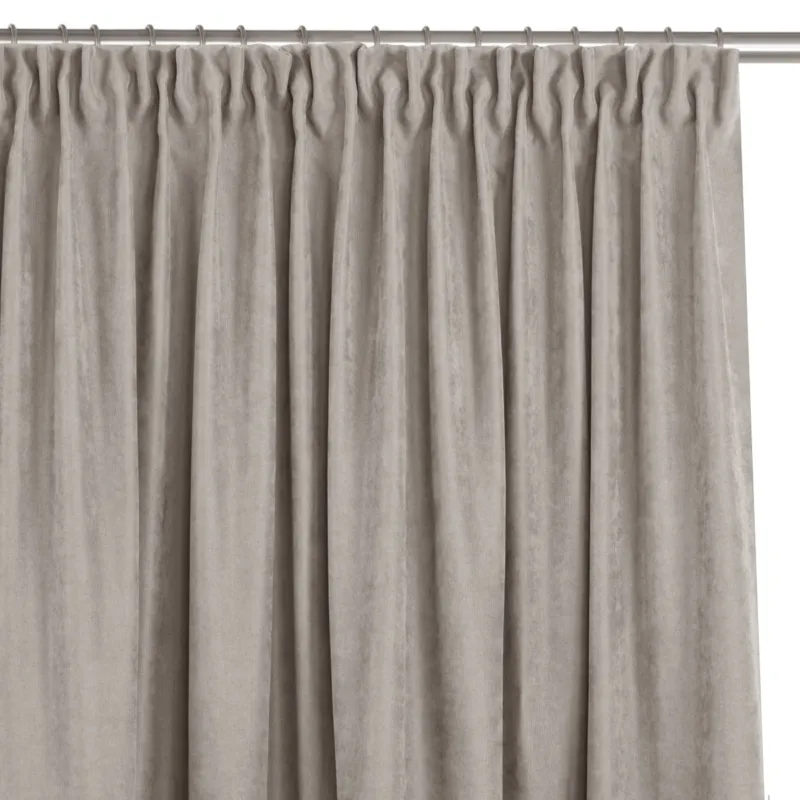 Zasłona MILANA kolor cappuccino styl klasyczny taśma smok transparentna 10 cm szenila - 220x245 cm Tylko dziś