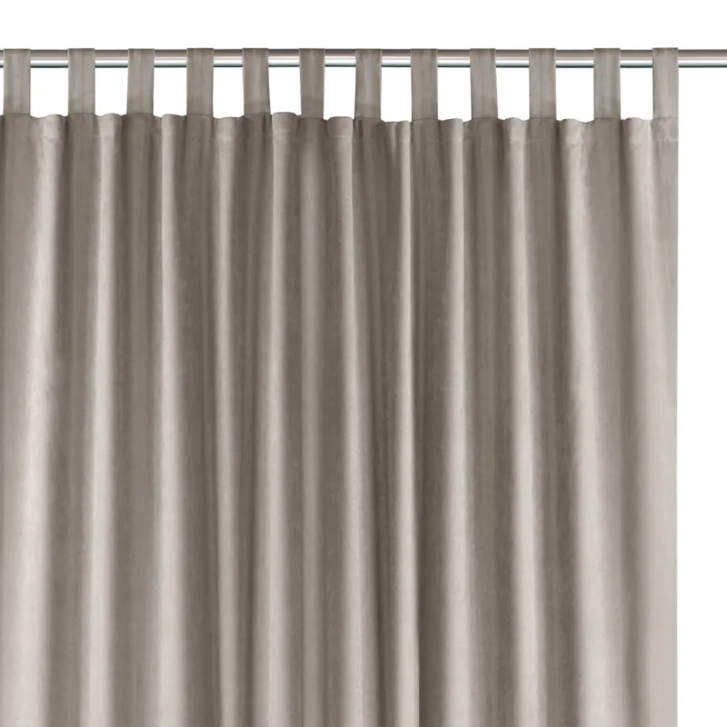 Zasłona MILANA kolor cappuccino styl klasyczny szelki 10 cm szenila - 420x225 cm Bezpieczne zakupy