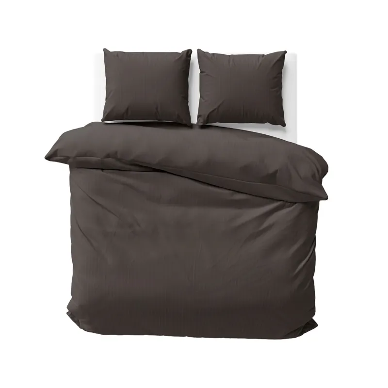 Nie przegap Pościel 180x200 + 2 Poszewki Satyna 100% Bawełna Adamaszek Pure Mocha Fabryka Pościeli