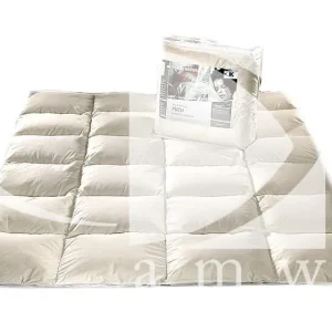 Kołdra Puchowa 140x200cm Ecru 1,5kg Naturalny Wsad 100% Bawełna AMW Do wyczerpania zapasów