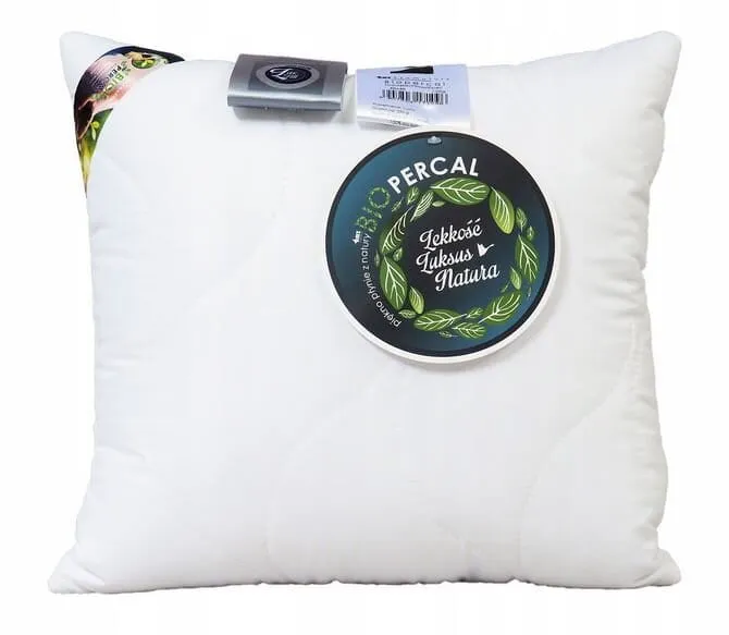 Hit sprzedaży Poduszka Antyalergiczna 50x60cm BIOPERCAL Thermo 100% Bio Bawełna AMZ