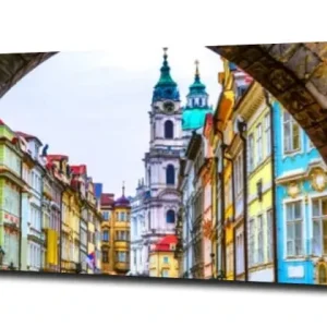 Cena promocyjna obraz na szkle Stare miasto -Praga