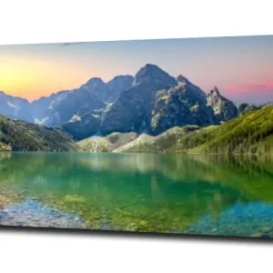 Wyjątkowa oferta obraz na szkle Widok na Morskie Oko
