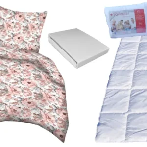 Komplet 100x160 + 40x60 + prześcieradło jersey 80x160 075los Szybka dostawa