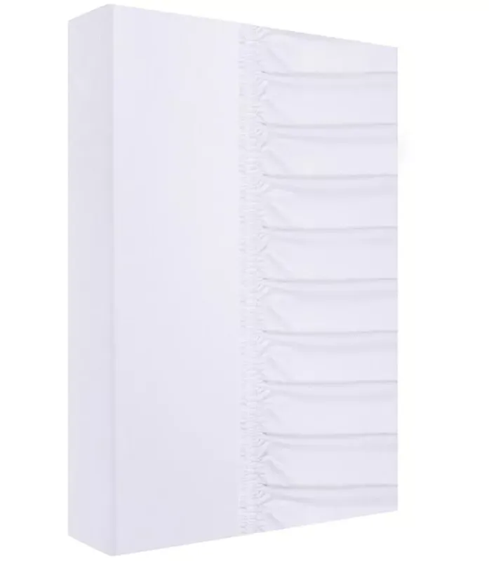 Szybka wysyłka Prześcieradło jersey z gumką 140x200 białe 160g/m2 Zaratex