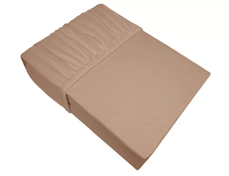 Prześcieradło jersey 180x200 beżowe z gumką Bielbaw Okazja