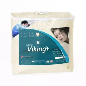 Kołdra antyalergiczna 140x200 Viking Plus 1,10 kg ekrii 100% microfibra AMW Kup online