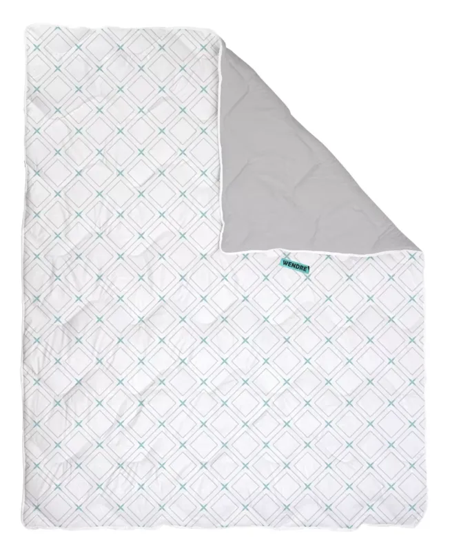 Szybka wysyłka Kołdra antyalergiczna 160x200 Fargrik Squares mikrofibra drukowana całoroczna 0,9 kg Wendre