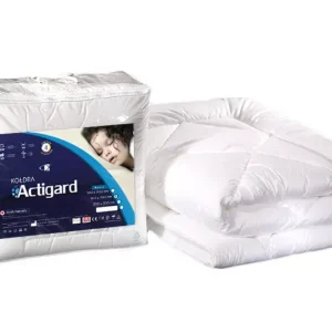 Kołdra antyalergiczna 140x200 Actigard 0,80 kg biała 100% bawełna wykończona substancją antybakteryjną Actigard AMW Dostępne od ręki