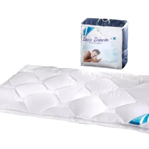 Ostatnia szansa Kołdra antyalergiczna 160x200 Easy Dream Antystres 1,2 kg biała z włóknem węglowym AMW