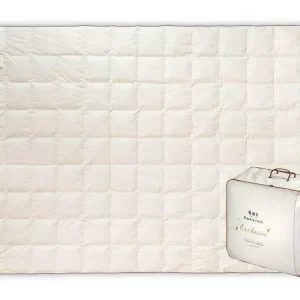 Tani Kołdra puchowa 90% 135x200 Silver całoroczna 900g biała AMZ
