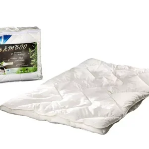 Kołdra antyalergiczna 140x200 Bamboo 1,10 kg biała z włóknem bambusa AMW Wyprzedaż