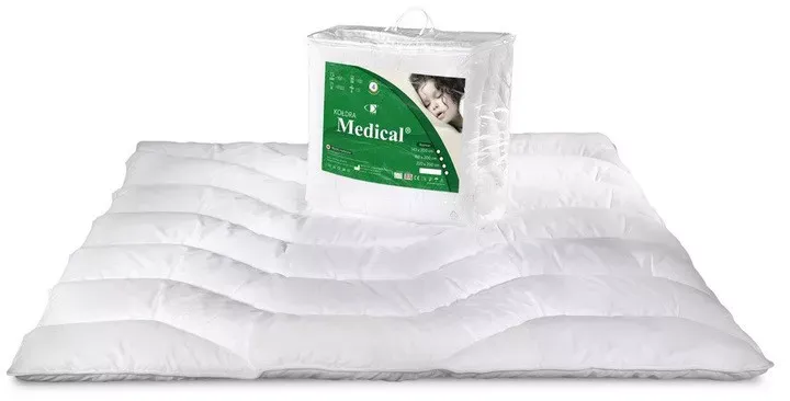 Kołdra antyalergiczna 140x200 Medical letnia biała AMW Nowy