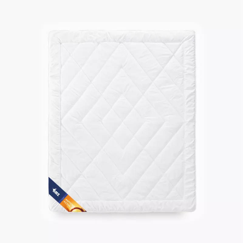 Premium Kołdra antyalergiczna 135x200 Antystres letnia 550g biała AMZ
