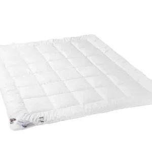 Wyprzedaż Kołdra antyalergiczna 135x200 Mikrofibra letnia 550g biała AMZ