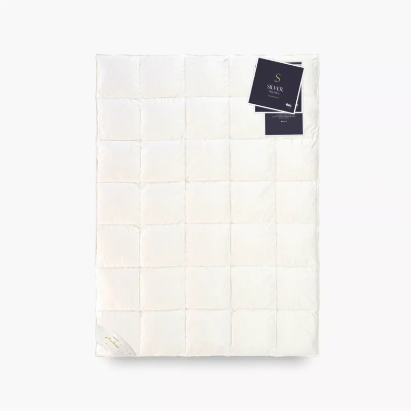 Premium Kołdra puchowa 100% 135x200 Silver prestige całoroczna 800g biała AMZ