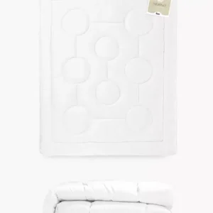 Bezpieczna płatność Kołdra wełniana 180x200 biała ciepła 1800 g Merino