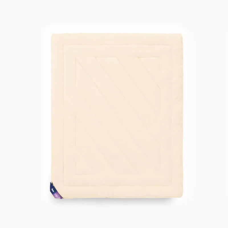 Kołdra antyalergiczna 100x135 + poduszka 40x60 Mikrofibra 400g+50g komplet dziecięcy kremowy AMZ Tani