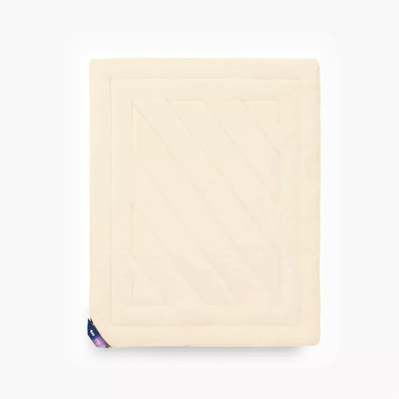 Kołdra antyalergiczna 135x200 Mikrofibra ciepła 1250g kremowa AMZ Popularny