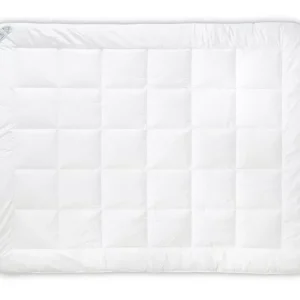 Tani Kołdra antyalergiczna 200x220 Cotton 4 pory roku 1600g + 600g biała AMZ