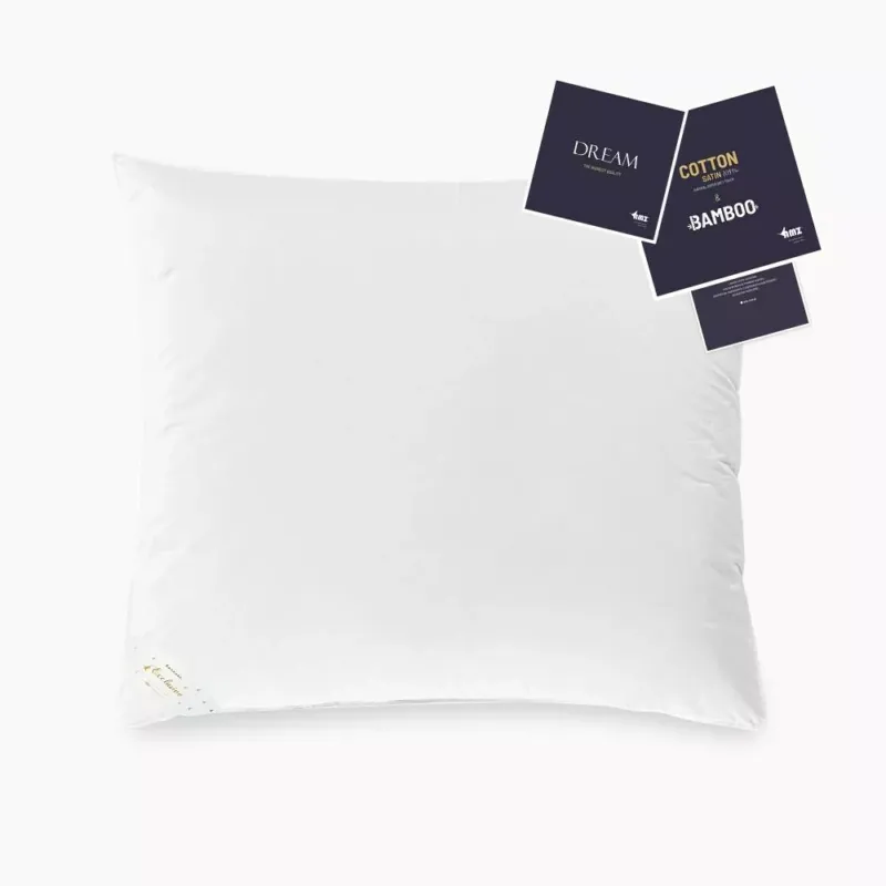 Bestseller Poduszka puchowa 90% 70x80 Dream 3-komorowa 1000g + 160g biała AMZ