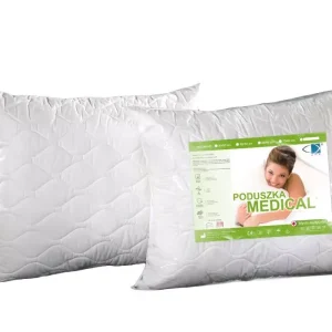 Poduszka antyalergiczna 40x70 Medical z zamkiem biała AMW Super okazja