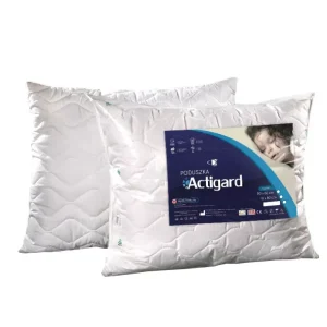 Poduszka antyalergiczna 40x40 Actigard 0,25 kg biała 100% bawełna wykończona substancją antybakteryjną Actigard AMW Szybka dostawa