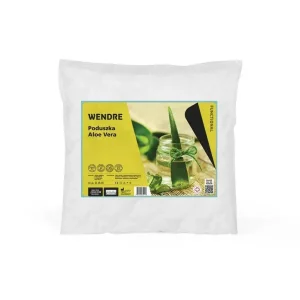 Dostępne od ręki Poduszka Aloe Vera 40x40 pikowana biała mikrofibra Wendre
