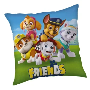 Ostatnie sztuki Poduszka dekoracyjna 40x40 Psi Patrol Paw pieski przyjaciele dwustronna August 23