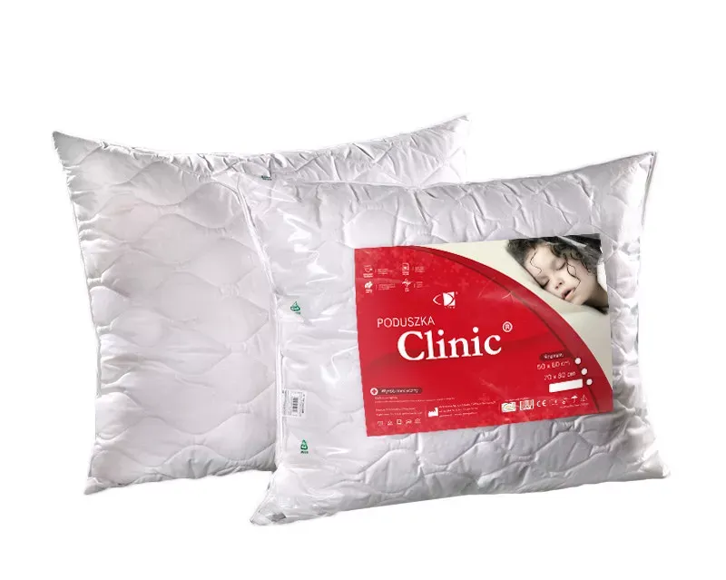 Poduszka antyalergiczna 40x40 Clinic 0,25 kg biała 50% bawełna 50% poliester AMW Darmowa dostawa