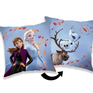 Poduszka dekoracyjna 40x40 Frozen Kraina Lodu niebieska JF24 Dostępne od ręki