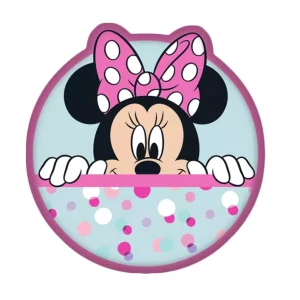 Poduszka dekoracyjna 35 cm Myszka Minnie miętowa różowa kształtka przytulanka Nowość