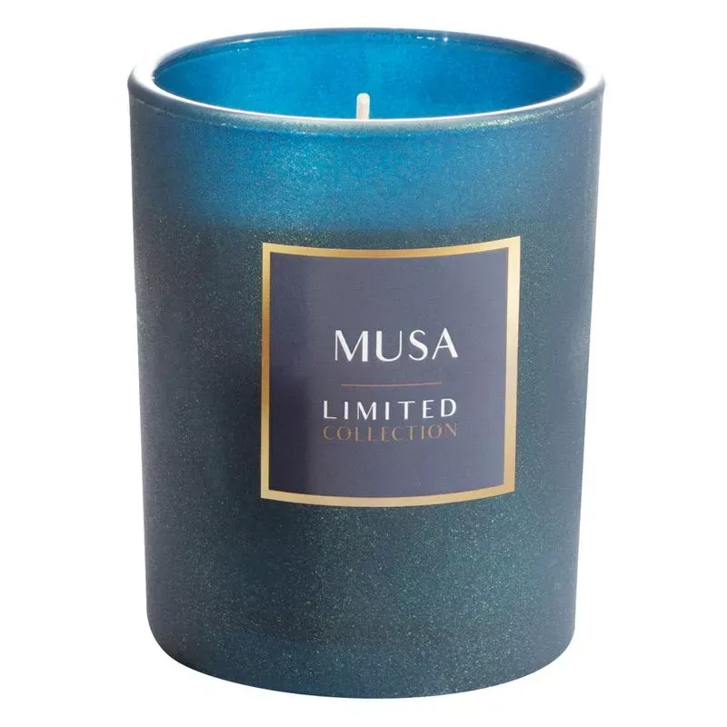 Świeca zapachowa Musa o zapachu japońskiego bambusa w szkle ozdobnym 200g LIMITED COLLECTION Eurofirany Oferta limitowana