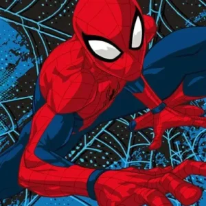 Ograniczona ilość Ręcznik plażowy 70x140 Spider-man niebieski szybkoschnący