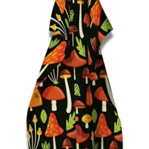 Oferta limitowana Ścierka kuchenna 50x70 Nature forest grzyby kolorowa Domarex