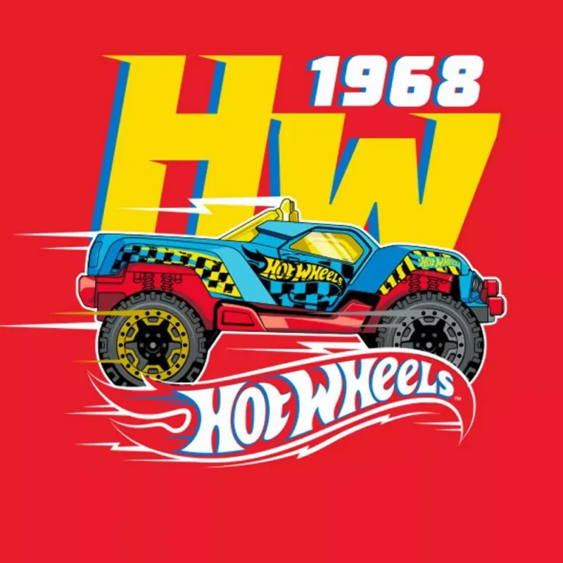 Ostatnia szansa Ręcznik magiczny 30x30 cm Hot Wheels czerwony Magic