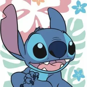 Ręcznik plażowy 70x140 Lilo and Stitch Hawaiian niebieski dziecięcy bawełniany Kids25 Zamów teraz