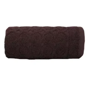 Hit cenowy Ręcznik Pepe 70x140 brązowy wytłaczany 450g/m2 Greno