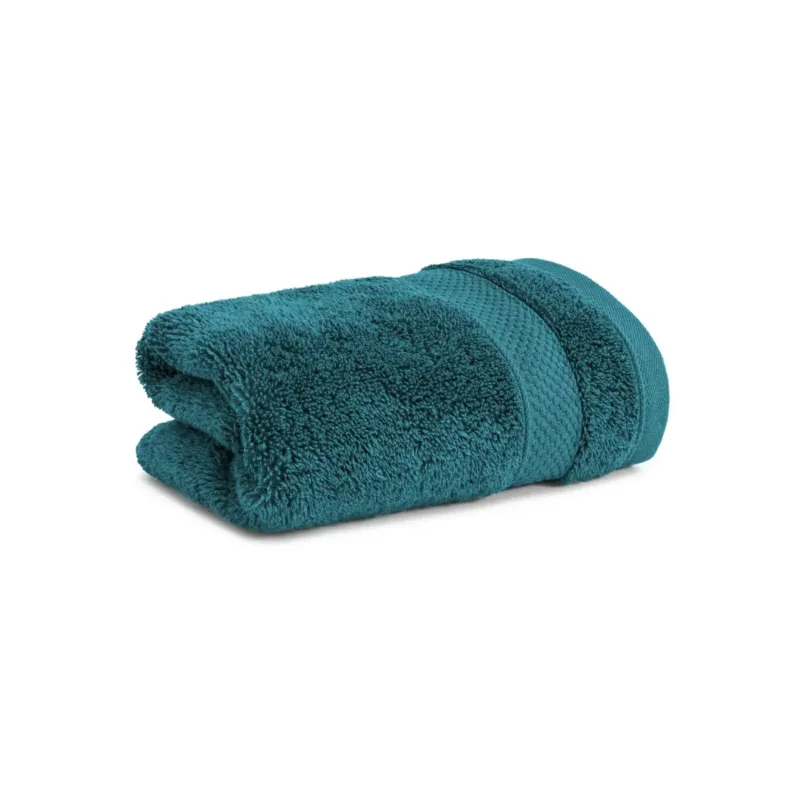 Ręcznik Opulence 40x60 turkusowy ciemny z bawełny egipskiej 600 g/m2 Nefretete Popularny
