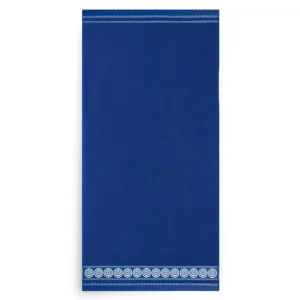 Tani Ręcznik Rondo 2 70x140 chabrowy 500 g/m2 8672/7 Zwoltex 23