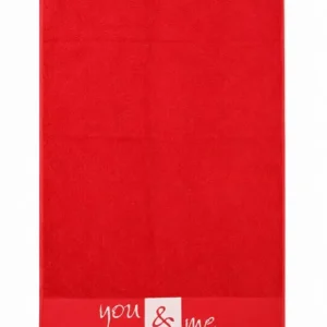 Ręcznik You & Me 70x140 czerwony 500g/m2 WYPRZEDAŻ Tylko dziś